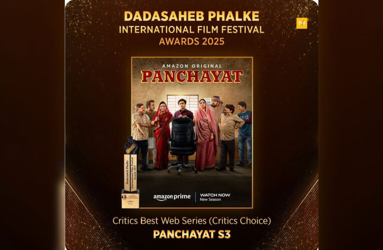 At the Dadasaheb Phalke International Film Festival Awards 2025, Panchayat Season 3 Bags the Critics’ Choice Award for Best Web Series!