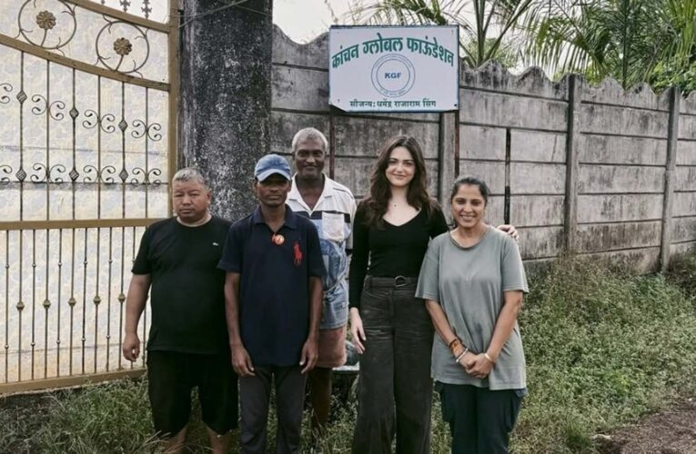 ‘Saiyaara’ star Aneet Padda visits Kanchan’s Global Foundation for rescued strays!