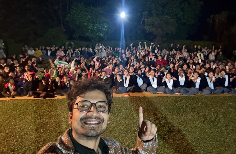 Priyanshu Painyuli celebrates Christmas with school children in Arunachal Pradesh!