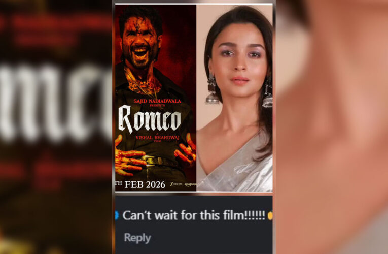 Alia Bhatt Posts on Social Media about Shahid Kapoor’s ‘O’Romeo’!
