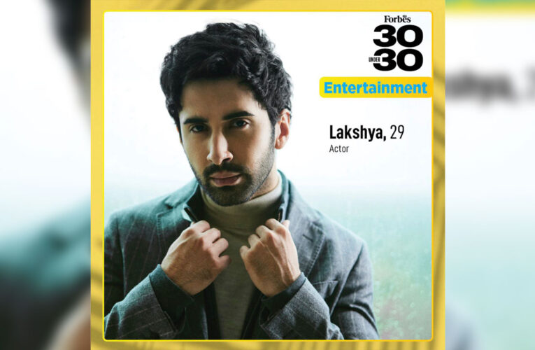 Lakshya features in the prestigious Forbes 30 Under 30 list!