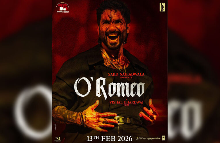 Shahid Kapoor’s First Look from O’Romeo Unveiled!
