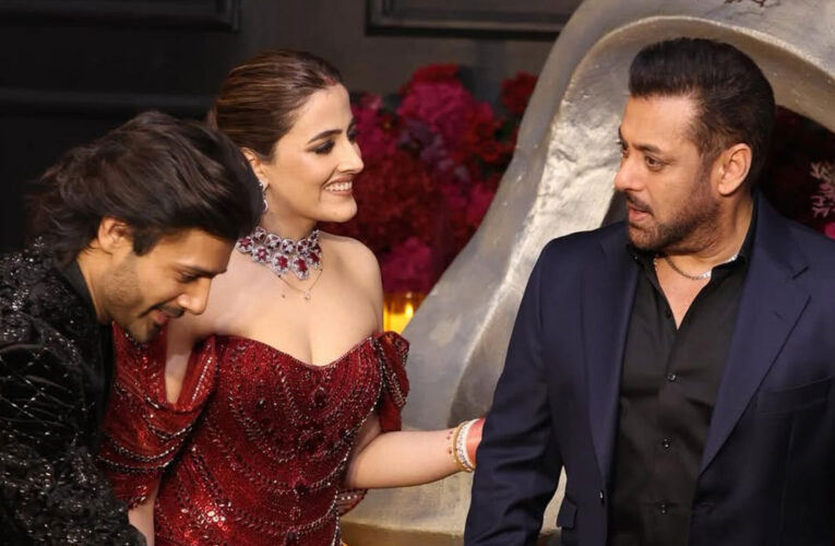As Promised, Salman Khan Attends Wedding Reception of Stebin Ben and Nupur Sanon!