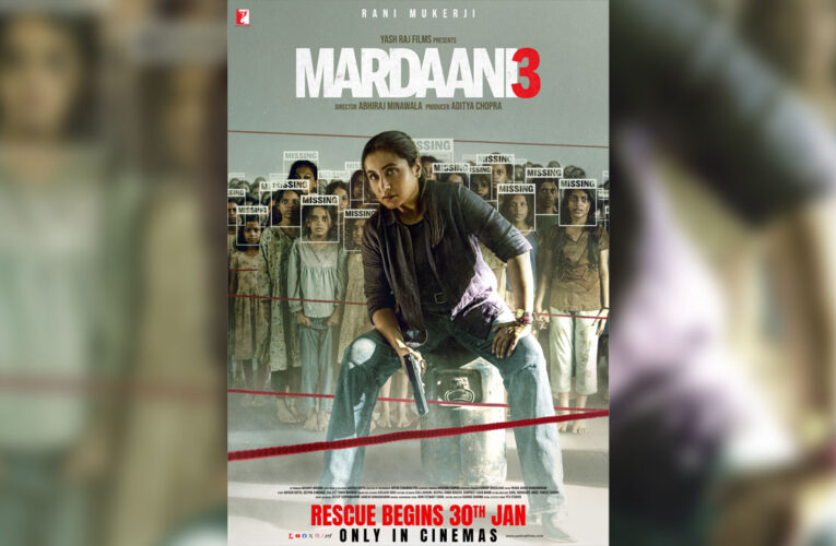 Yash Raj Films prepones Rani Mukerji starrer Mardaani 3 to January 30, poster out!