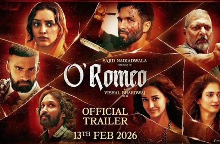 Shahid Kapoor & Triptii Dimri ignite a fierce love story in ‘O’Romeo’!