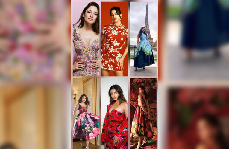 Check Out Elegant Floral Picks from Tamannaah, Mrunal, Priyanka, Janhvi, Alia and Deepika!