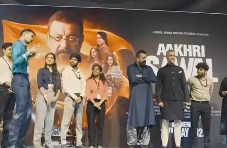 Team ‘Aakhri Sawal’ Invites Indian Sign Language Children For Trailer Launch!
