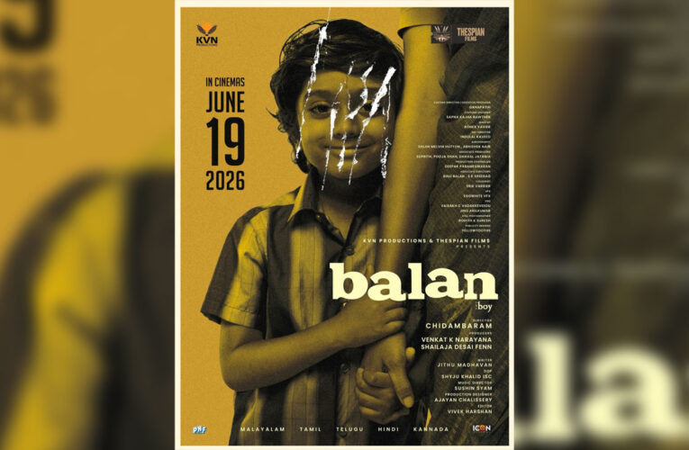 KVN Productions, Thespian Films and Zee Music Company Come Together for ‘Balan The Boy’!