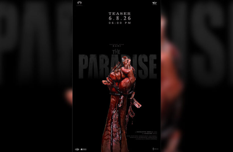 Whose blood is on his hand? The makers of The Paradise reveal a striking new poster, teaser dropping tomorrow at 6 PM!