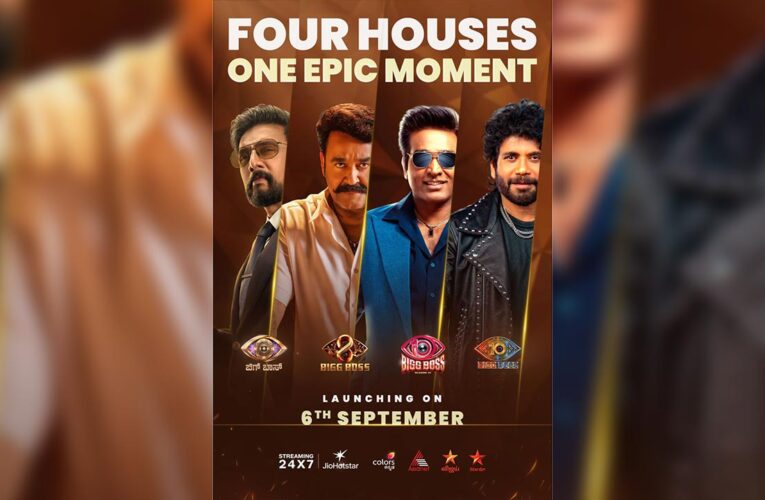 JIOSTAR UNITES FOUR SOUTHERN SUPERSTARS FOR AN ICONIC BIGG BOSS CROSSOVER