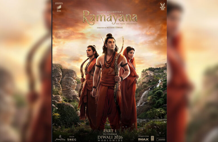 Divine Grace Meets Epic Scale: New Poster Of Ranbir Kapoor, Sai Pallavi and Ravie Dubey as Lord Ram, Mata Sita and Lakshman From Ramayana Out Now!