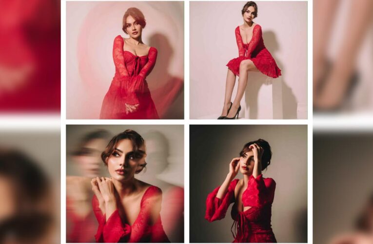 Shreya Sharma Turns Heads in Bold All-Red Ensemble for Stunning New Photoshoot!