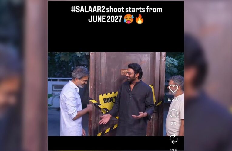 Prashanth Neel & Prabhas Set June 2027 Schedule For Hombale Films’ Salaar Part 2 – Shouryaanga Parvam Filming